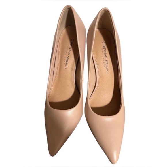 Christian Siriano beige heels. Size 9. New without tag - Picture 2 of 4